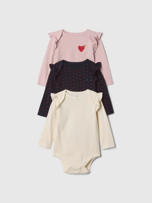 GAP GAP Baby bodysuit, 3 pcs - Girls