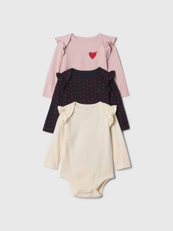 GAP GAP Baby bodysuit, 3 pcs - Girls