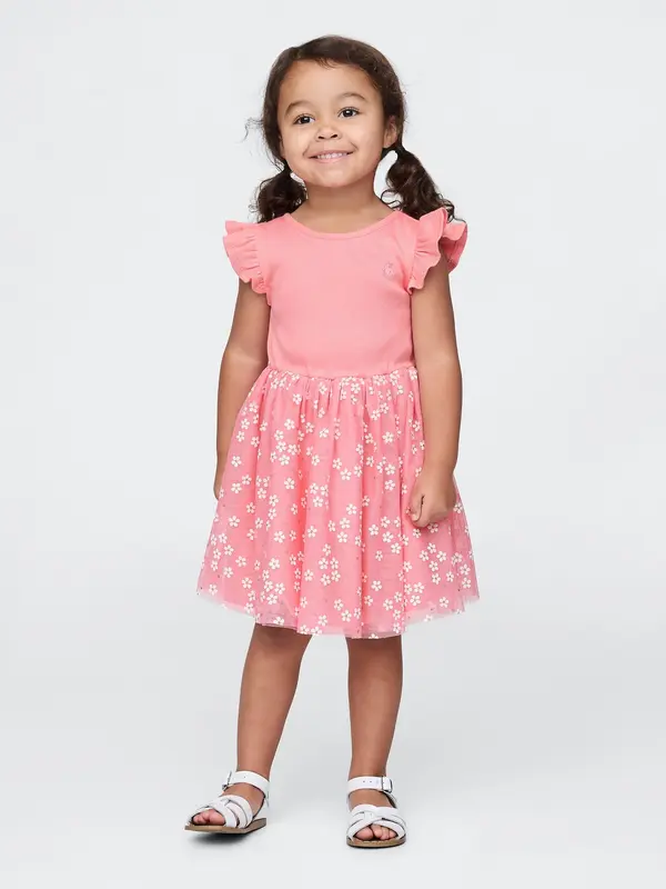 GAP GAP Baby dress with tulle skirt - Girls