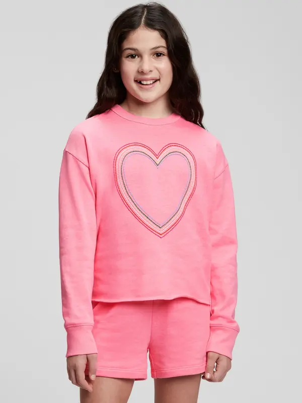 GAP GAP Baby Heart Sweatshirt - Girls