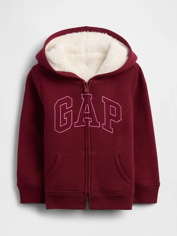 GAP GAP Baby Insulated Sweatshirt Logo Sherpa - Girls