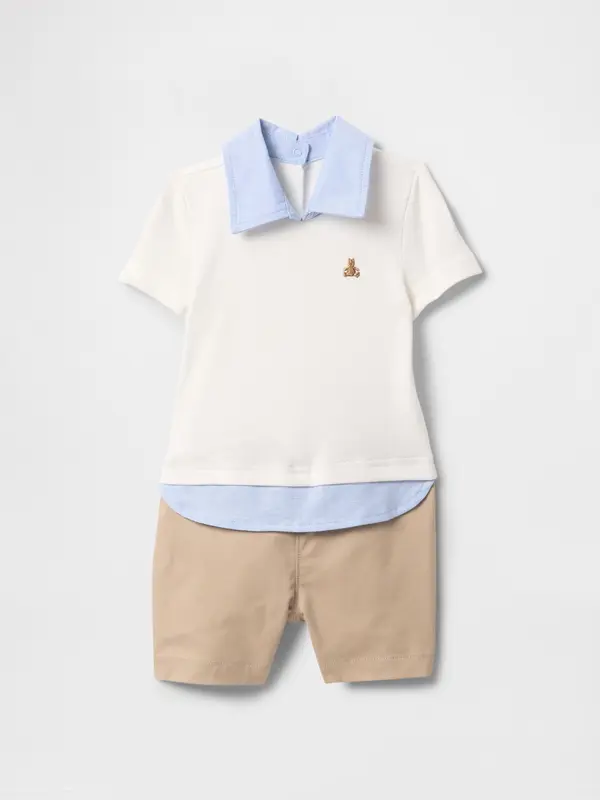 GAP GAP Baby set of polo shirt and shorts - Boys