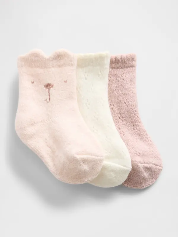 GAP GAP Baby Socks CashSoft, 3 Pairs - Girls