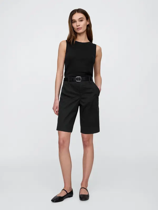 GAP GAP Bermuda Downtown Khaki за жени