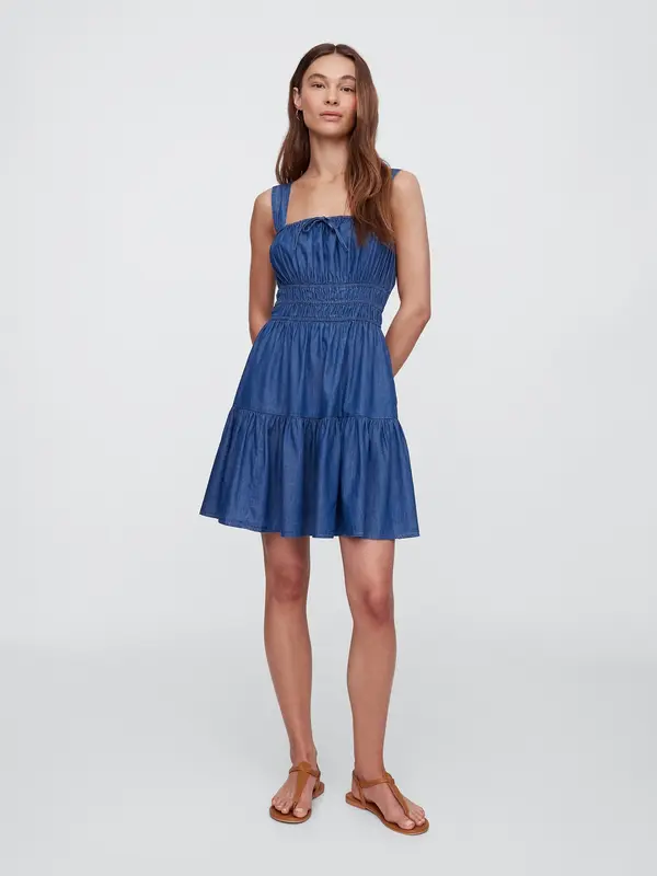 GAP GAP Chambray mini dress - Women's