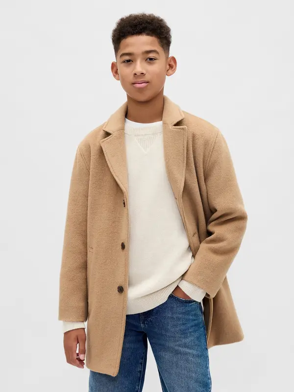 GAP GAP Children's coat with an admixture of wool - Boys