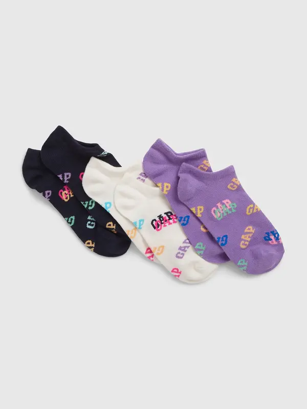 GAP GAP Children's Low Socks, 3 Pairs - Girls
