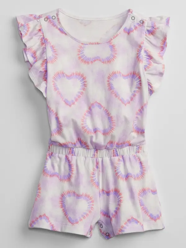 GAP GAP Children's overall ruffle romper - Girls