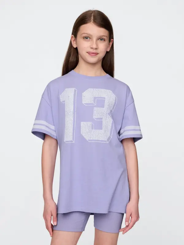 GAP GAP Children's oversize T-shirt Varsity - Girls