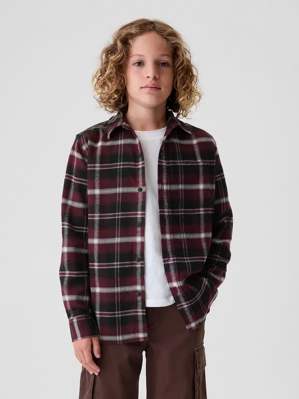 GAP GAP Children's Plaid Flannel Shirt - Boys