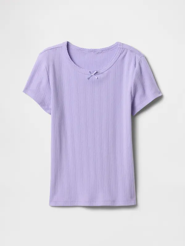 GAP GAP Children's ribbed T-shirt - Girls