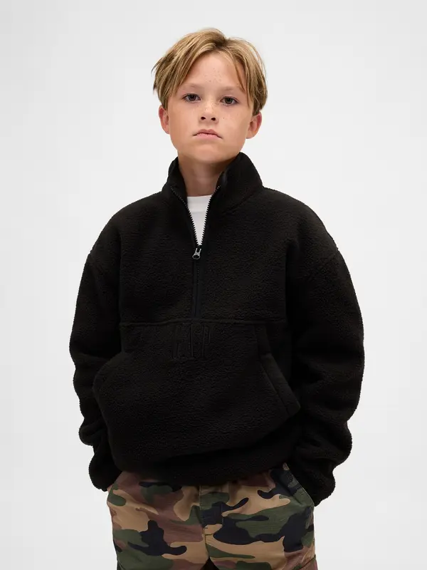 GAP GAP Children's Sherpa Sweatshirt Arctic Fleece - Boys