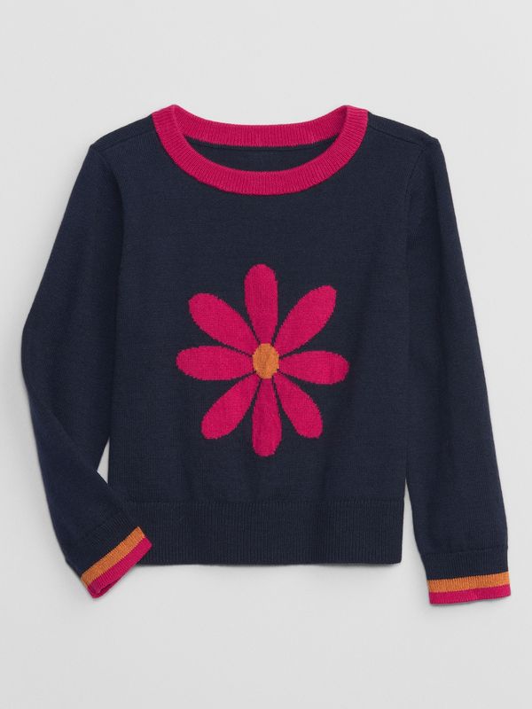GAP GAP Children's sweater with flower - Girls