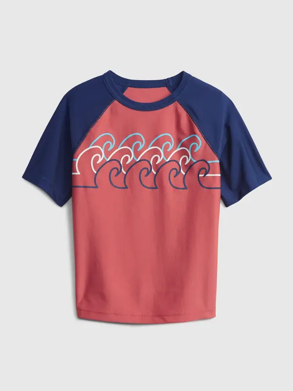 GAP GAP Children's Swimwear Top Graphic Crew - Boys