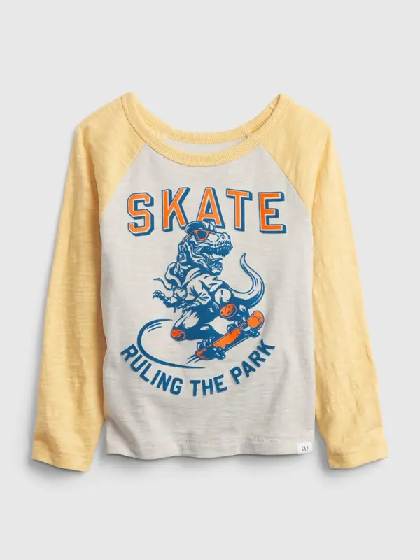 GAP GAP Children's T-shirt long sleeve graphic t-shirts - Boys