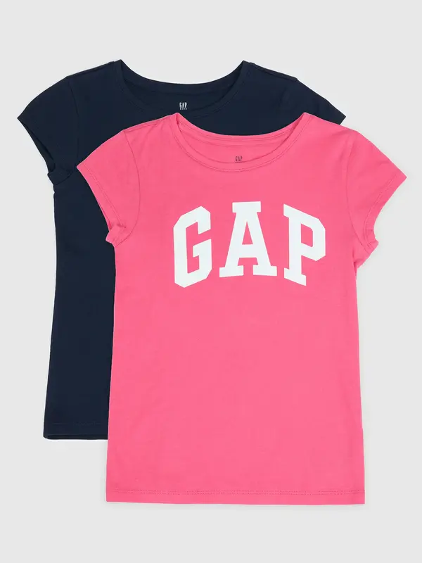 GAP GAP Children's T-shirt with logo, 2 pcs - Girls