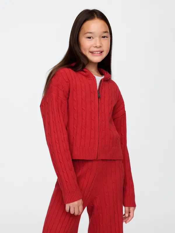 GAP GAP Children's zip sweater CashSoft - Girls