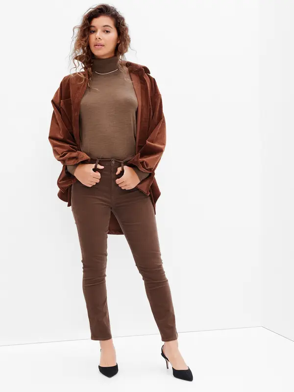 GAP GAP Corduroy Slim Vintage Trousers - Women's