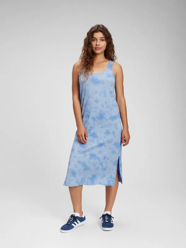 GAP GAP Cotton Midi Dress - Ladies