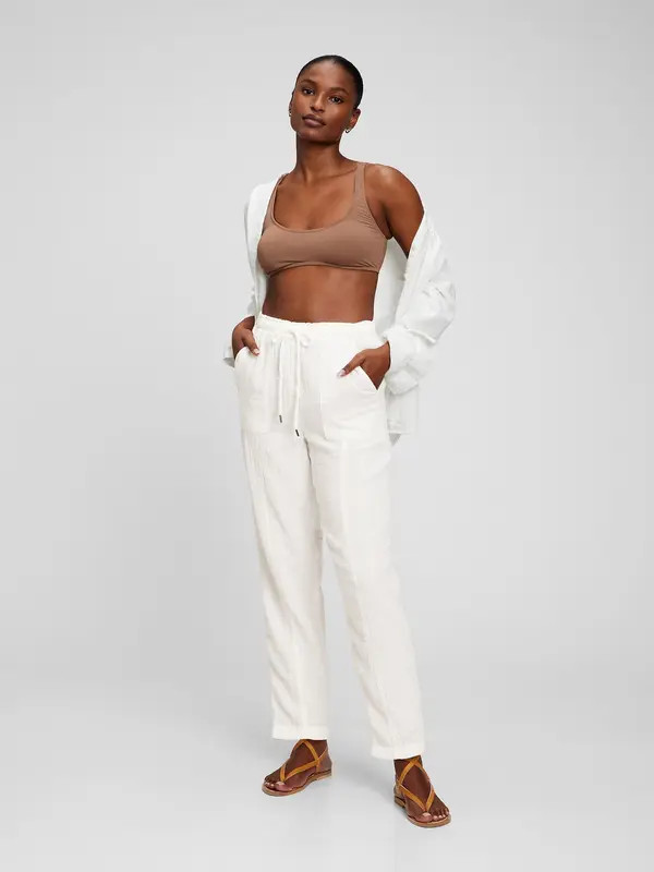 GAP GAP Cotton Pants high rise - Women