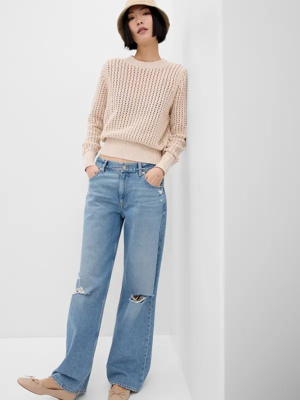 GAP GAP Crochet Sweater - Women