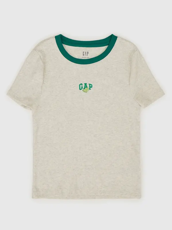 GAP GAP Crop T-Shirt with Americana Logo - Women's