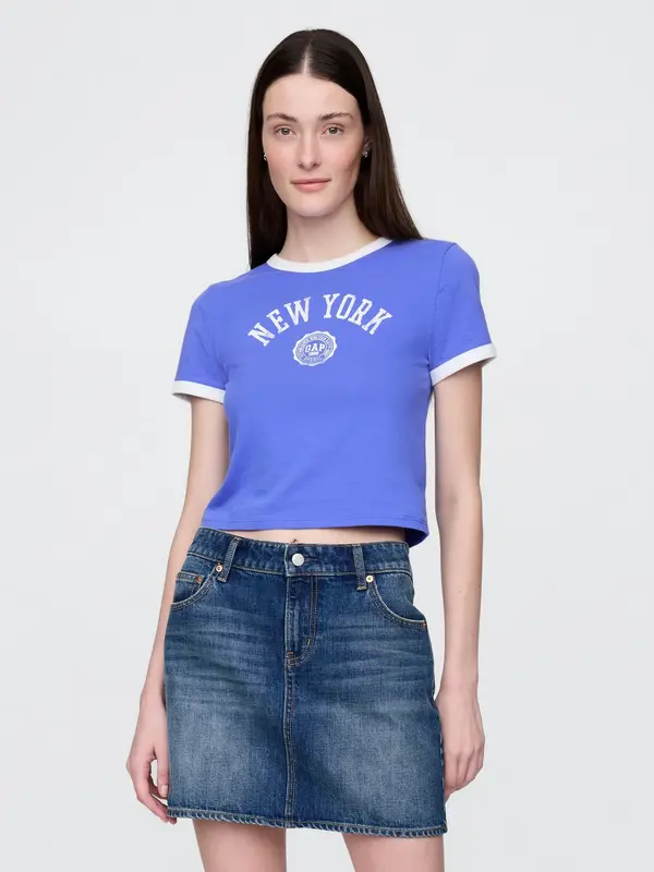 GAP GAP Crop T-shirt with logo - Women's