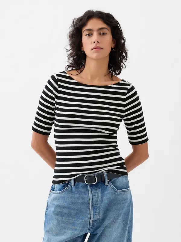 GAP GAP Cropp T-shirt with neckline - Ladies