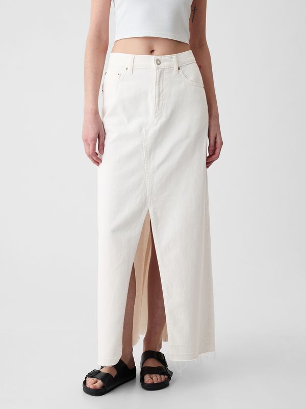 GAP GAP Denim maxi skirt - Women