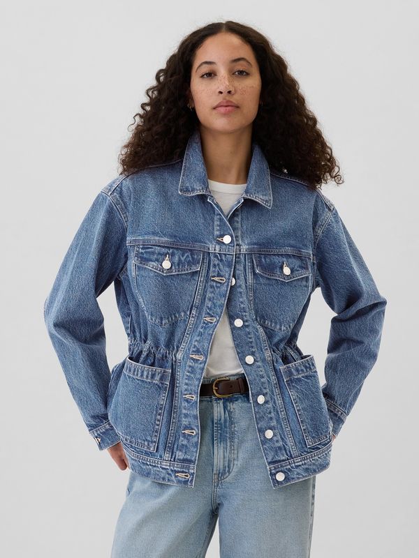 GAP GAP Denim Oversize Jacket - Women's