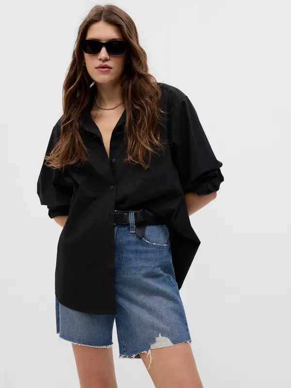 GAP GAP Denim Shorts Mid Rise - Ladies