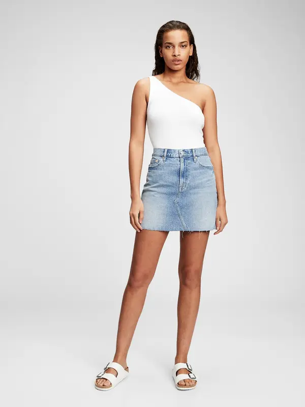 GAP GAP Denim Skirt Pocket Mini Skirts - Women's