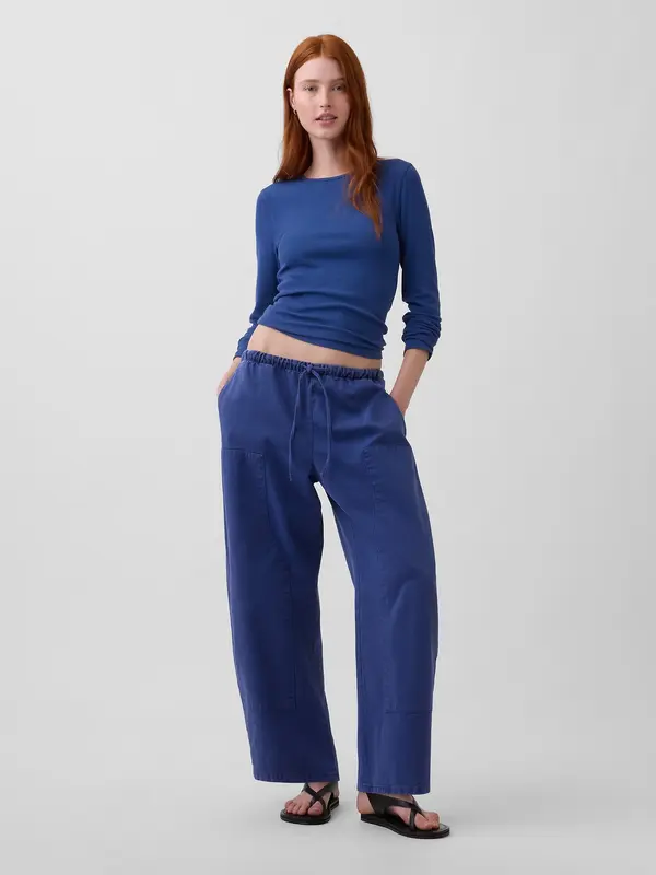 GAP GAP Double-Knee Barrel Trousers - Ladies