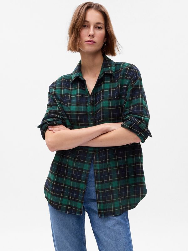 GAP GAP Flannel Plaid Shirt - Women
