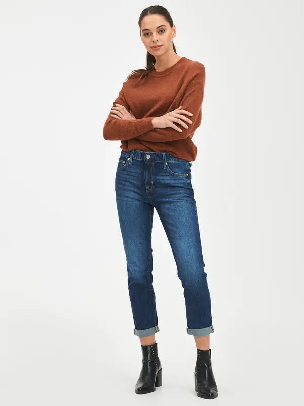 GAP GAP Jeans Mid Rise Universal Slim Boyfriend Jeans - Ladies