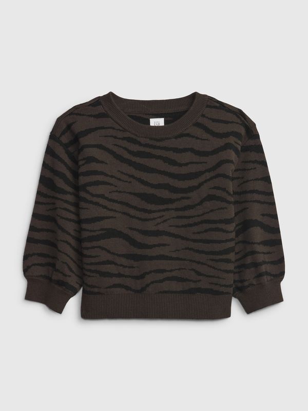 GAP GAP Kids cotton sweater zebra - Girls