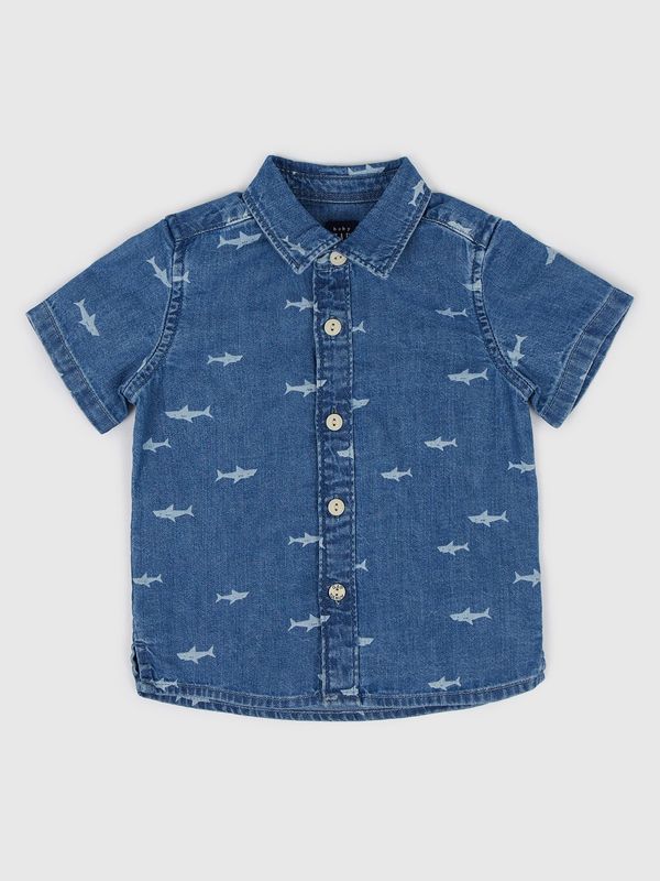 GAP GAP Kids Denim Shirt Shark Washwell - Boys