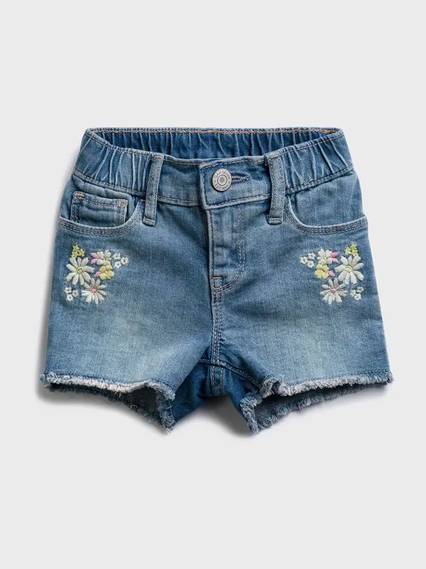 GAP GAP Kids Denim Shorts emble denim shorts - Girls