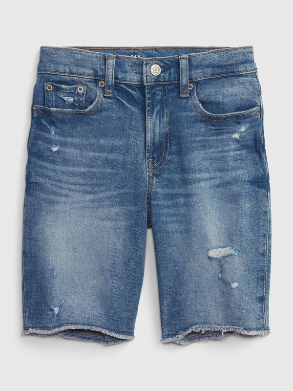 GAP GAP Kids Denim Shorts High Rise - Girls