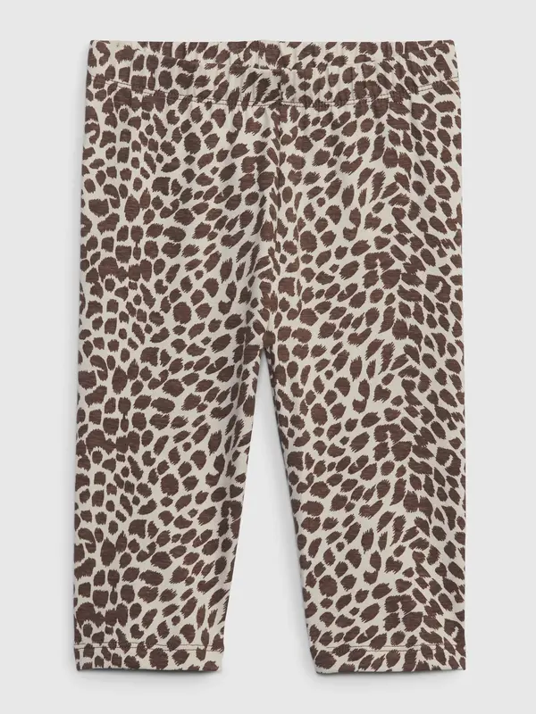 GAP GAP Kids organic capri leggings leopard - Girls