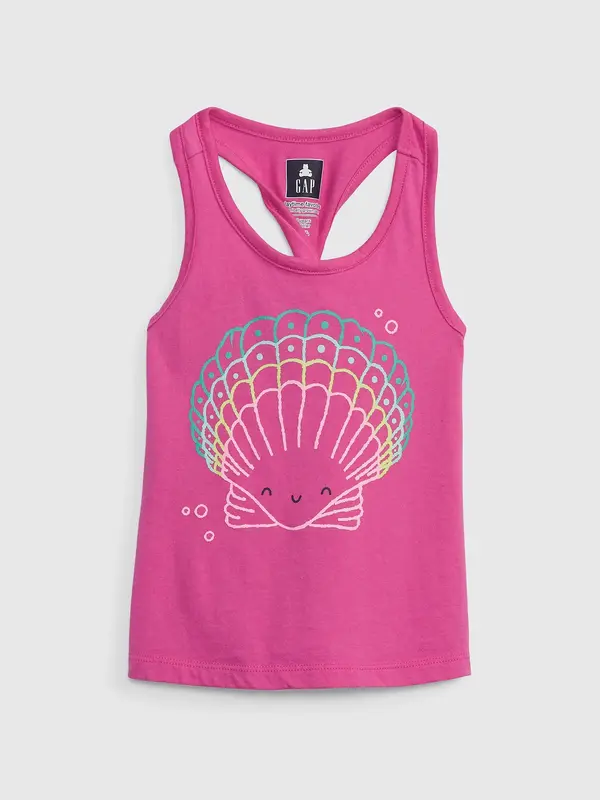 GAP GAP Kids organic tank top with print - Girls