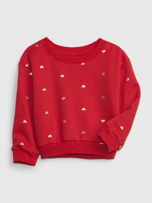 GAP GAP Kids ́s sweatshirt with hearts - Girls