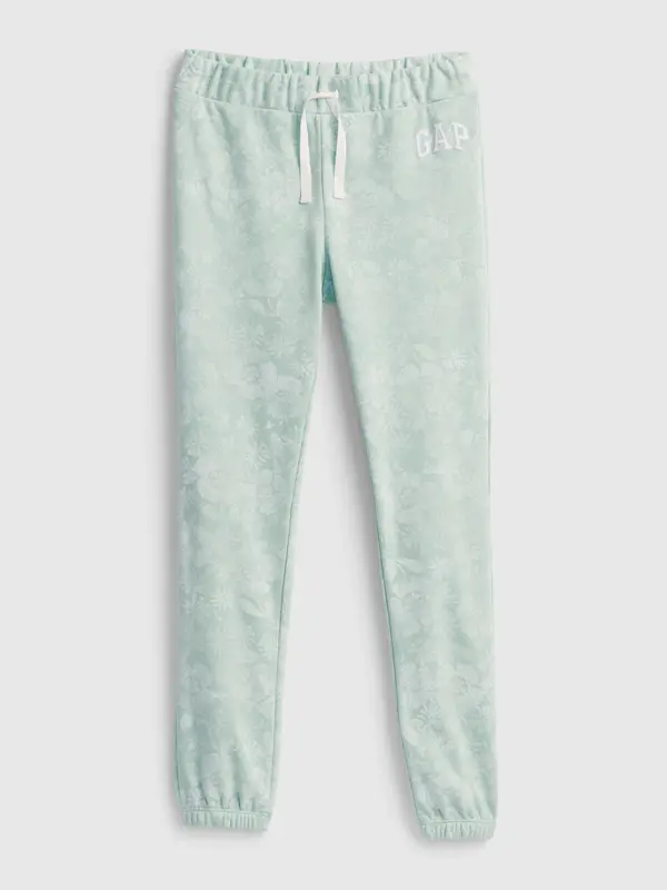 GAP GAP Kids sweatpants flowers with logo - Girls