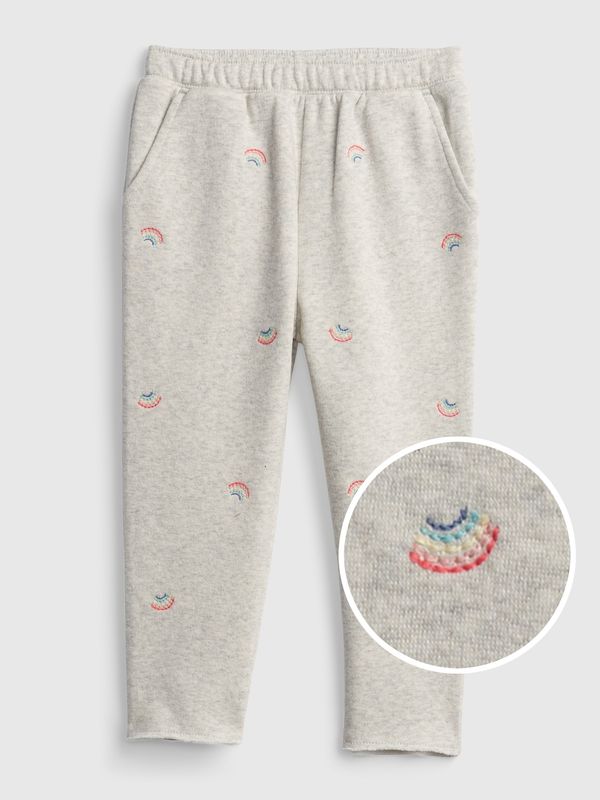 GAP GAP Kids Sweatpants with a Rainbow - Girls