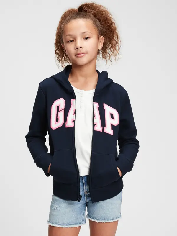 GAP GAP Kids Sweatshirt Logo zip hoodie - Girls