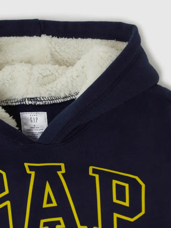 GAP GAP Kids Sweatshirt with Sherpa Hood - Boys