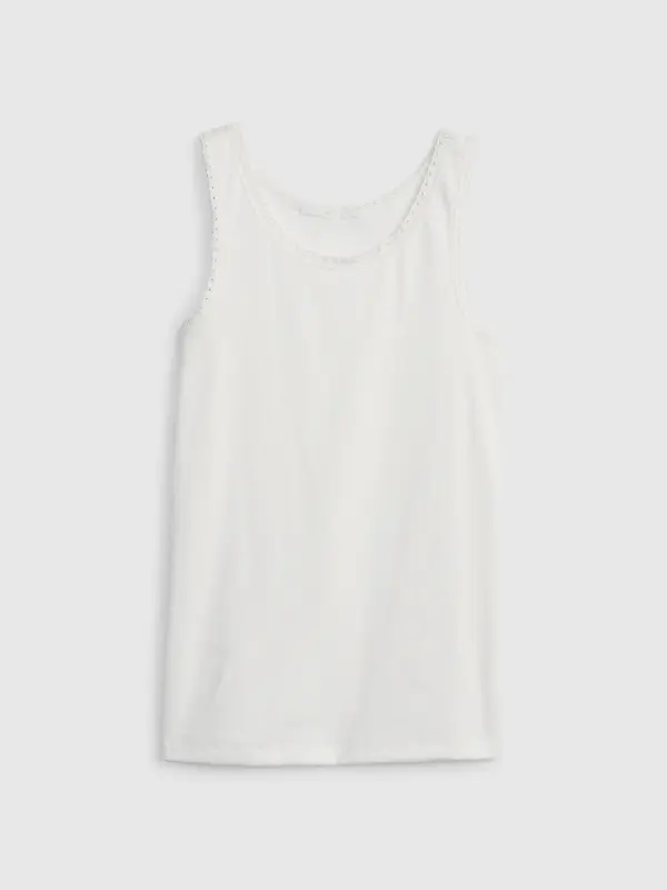 GAP GAP Kids Tank Top with Lace - Girls