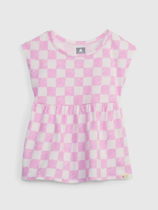 GAP GAP Kids top chessboard organic - Girls