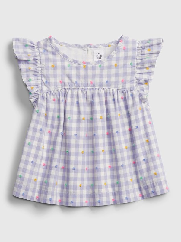 GAP GAP Kids Top Est Gingham Fl - Girls