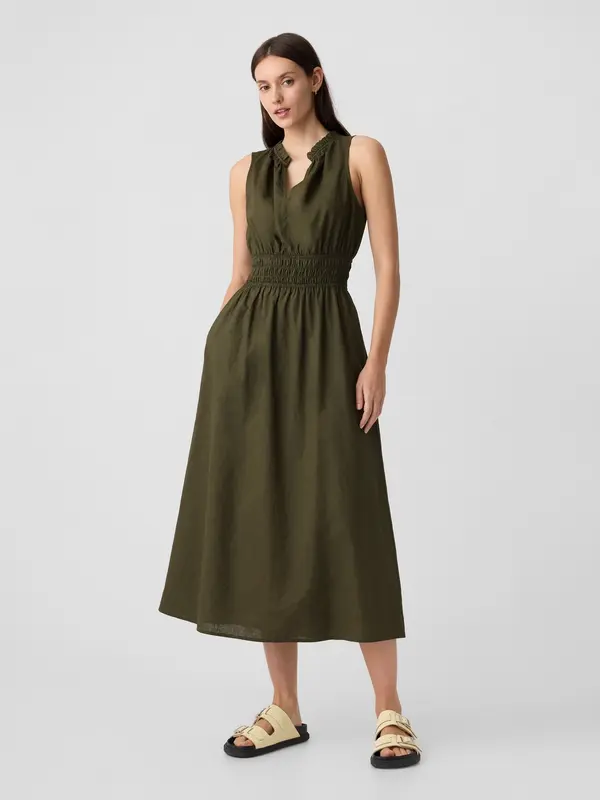 GAP GAP Linen maxi dress - Women's